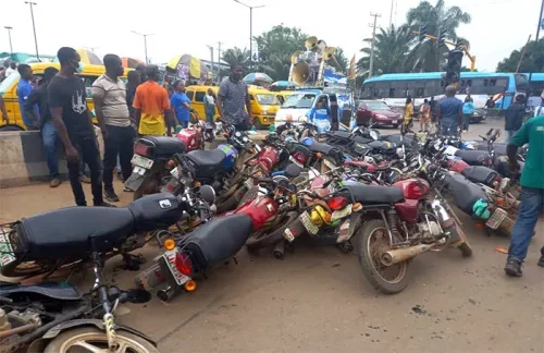 Again, Lagos impounds 150 Okada, arrests defaulters of ban